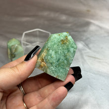 Load image into Gallery viewer, Brecciated Green Fluorite Tower
