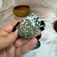 Load image into Gallery viewer, Orbicular Ocean Jasper Palmstone

