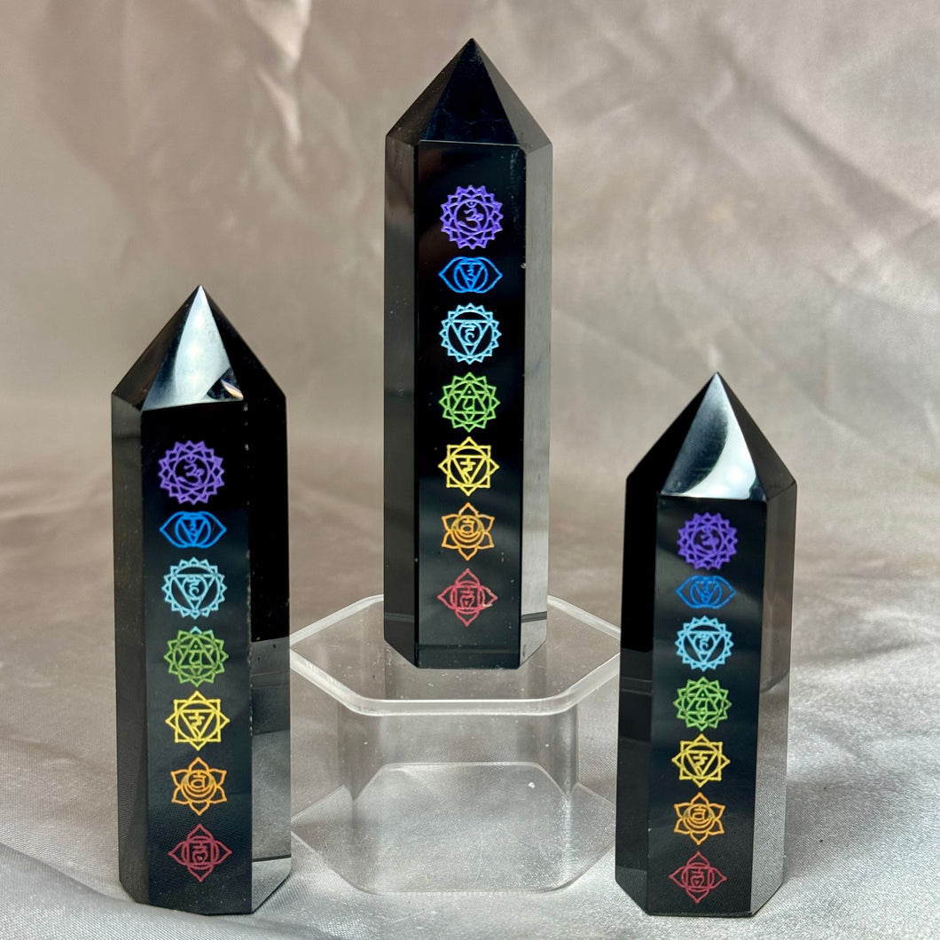 Chakra Obsidian Tower