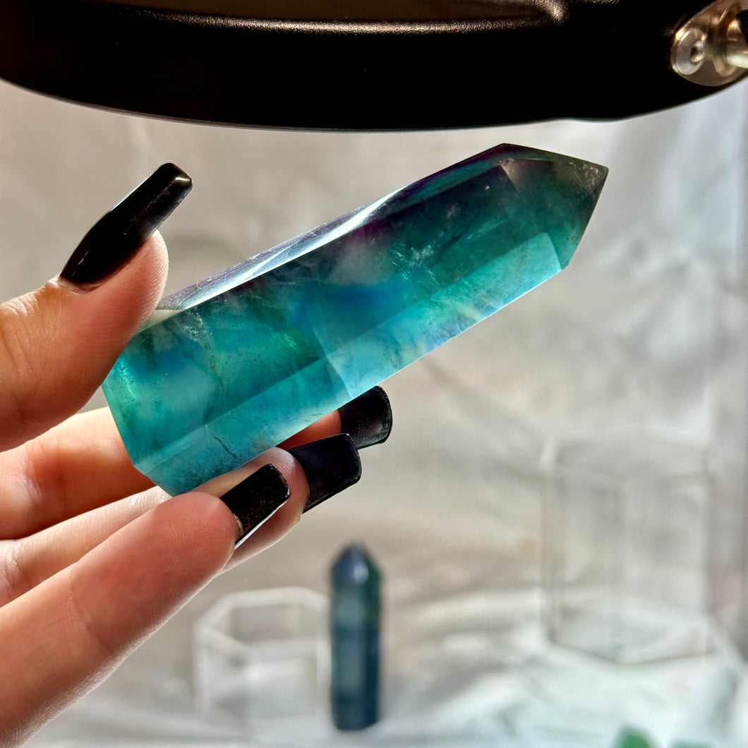 Blue Fluorite Tower