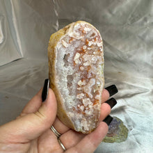 Load image into Gallery viewer, Flower Agate x Pink Amethyst slab
