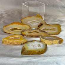 Load image into Gallery viewer, Yellow Druzy Agate Slabs
