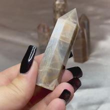 Load and play video in Gallery viewer, Black Moonstone with Sunstone Tower
